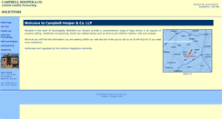 Desktop Screenshot of campbellhooperco.co.uk